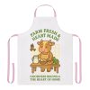 Mother Cow Kitchen Apron - Farm Fresh & Heart Made