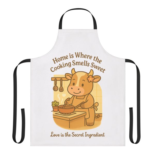 Mother Cow Kitchen Apron – Home Is Where The Cooking Smells Sweet | Cozy Kitchen Apron