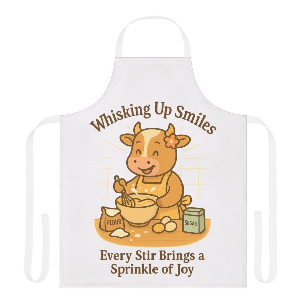 Mother Cow Kitchen Apron | Whisking Up Smiles | Every Stir Brings A Sprinkle Of Joy