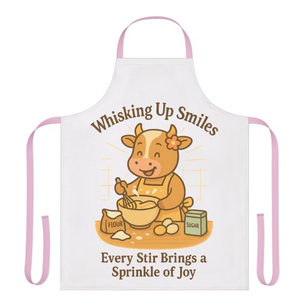 Mother Cow Kitchen Apron | Whisking Up Smiles | Every Stir Brings A Sprinkle Of Joy