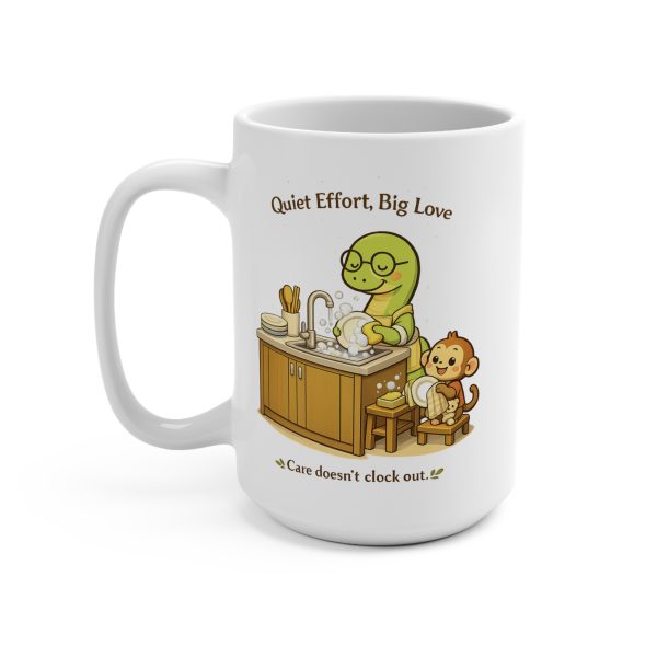 Father Snake 15oz Ceramic Mug - Quiet Effort Big Love