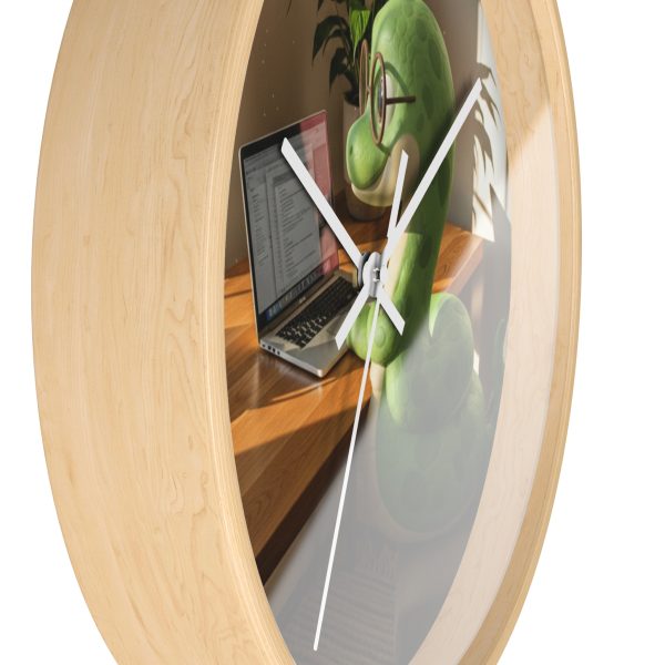 Father Snake - Quiet Strength Desk Clock For Cozy Home Office