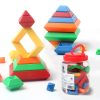 Rainbow Balance Building Blocks – Montessori Stacking And Balance Toy