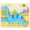 Montessori Wooden Dinosaur Puzzle – Educational Learning Toy For Kids