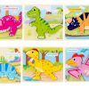 Montessori Wooden Dinosaur Puzzle – Educational Learning Toy For Kids